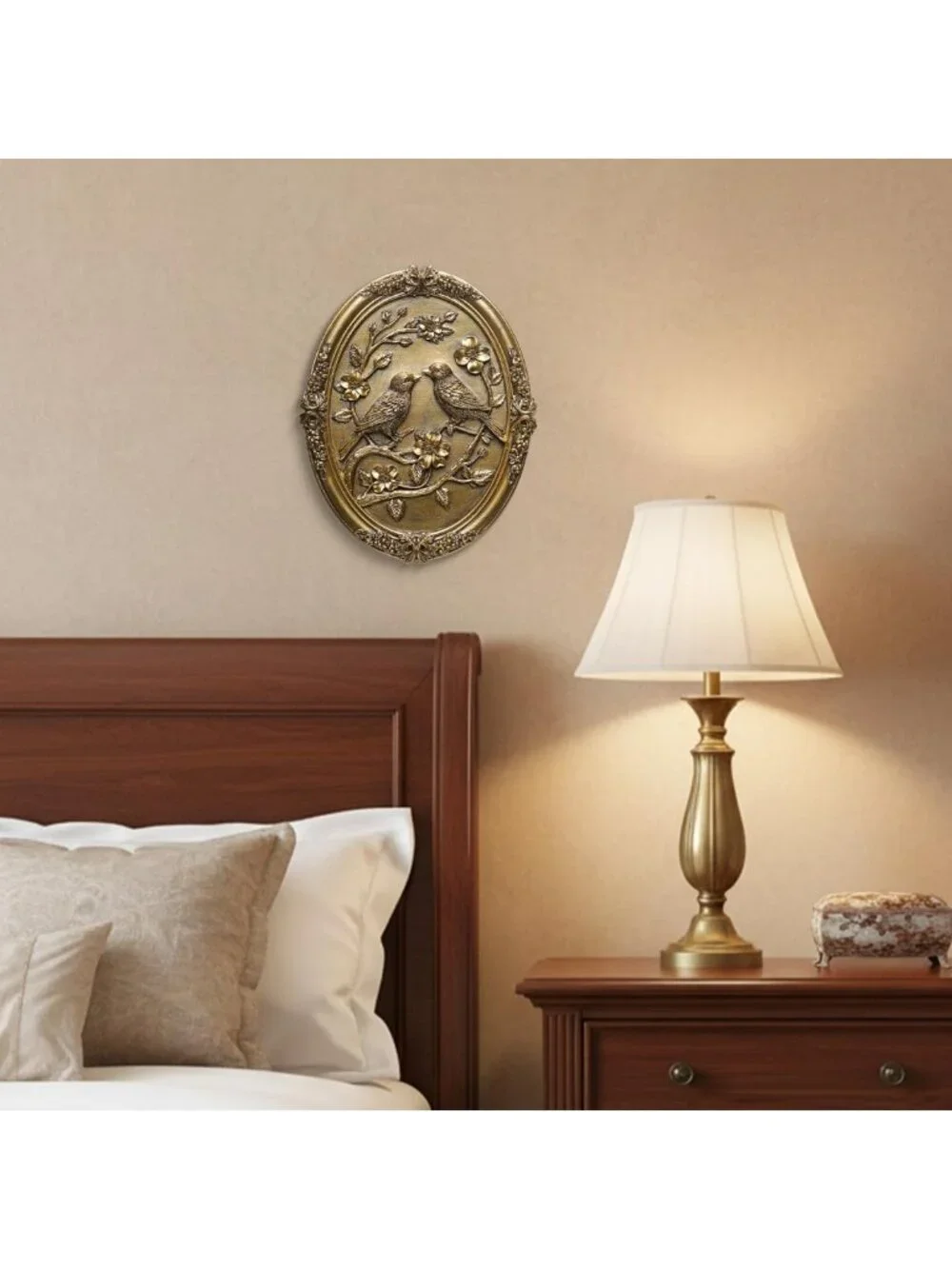 Vintage Bird Wall Sculpture | Hand-Painted Retro Art Decor for Living Room